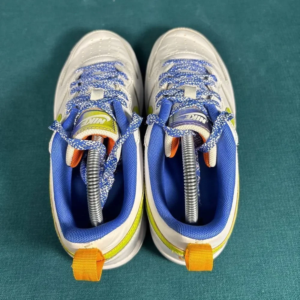 Nike Court Borough Low 2 white shoes size 7Y/8.5Women